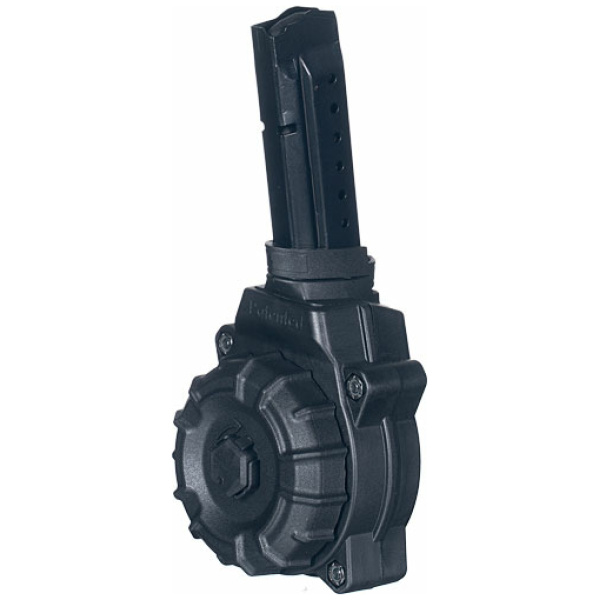 PRO MAG MAGAZINE FOR GLOCK 17 - 19 9MM 30RD DRUM BLACK POLYMER