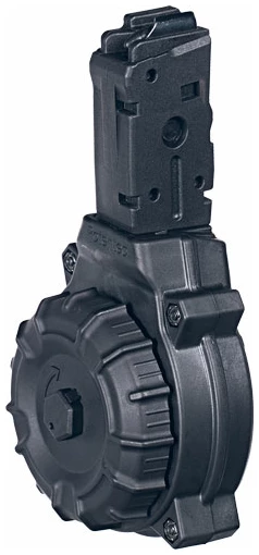 PRO MAG MAGAZINE SIG MPX 9MM - 30RD DRUM BLACK POLYMER