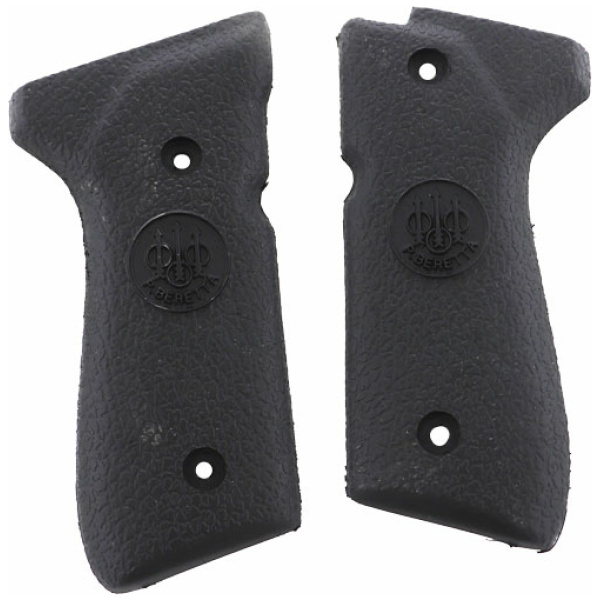 BERETTA GRIPS 92/96 SERIES - RUBBER SMOOTH BLACK