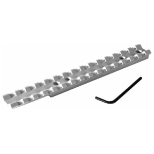 EGW SCOPE BASE RUGER 10-22 - PICATINNY RAIL SILVER