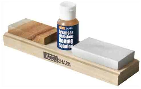 ACCUSHARP ARKANSAS WHETSTONE - COMBO KNIFE SHARPENING KIT