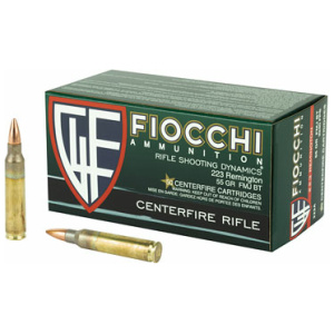 FIOCCHI 223REM 55GR FMJBT 50/1000