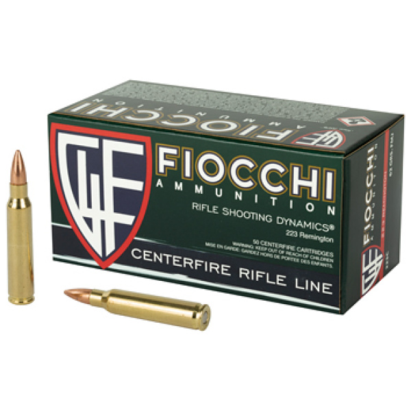 FIOCCHI 223REM 62GR FMJBT 50/1000
