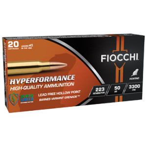 FIOCCHI HYPR 223REM 50GR HP 20/200