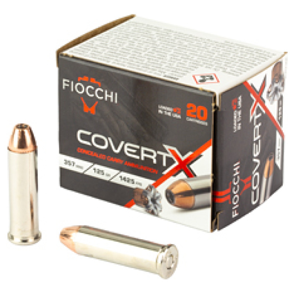 FIOCCHI COVERT X 357MAG 125GR 20/200