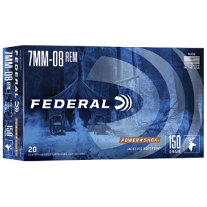 FED PWRSHK 7MM08 150GR SP 20/200