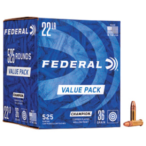 FED CHAMP 22LR 36GR CP HP 525/5250