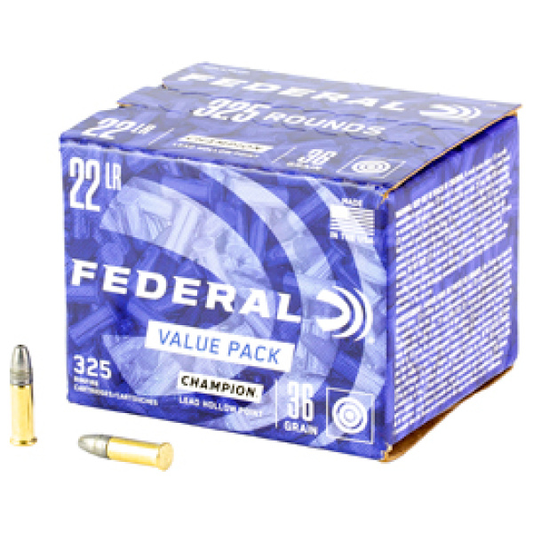 FED 22LR 36GR LEAD HP 325 CT