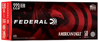 FED AM EAGLE 223 REM 50GR JHP 20/500