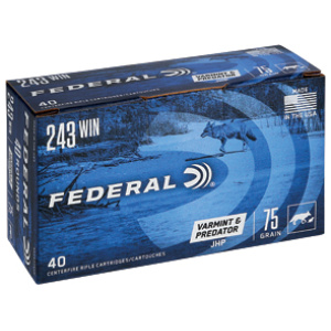 FED AM EAGLE V&P 243WIN 75GR 40/200
