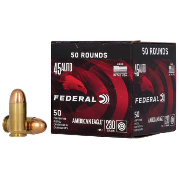 FED AM EAGLE 45ACP 230GR FMJ 50/500