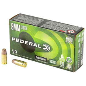 FED BALLISTICLEAN 9MM 100GR 50/1000
