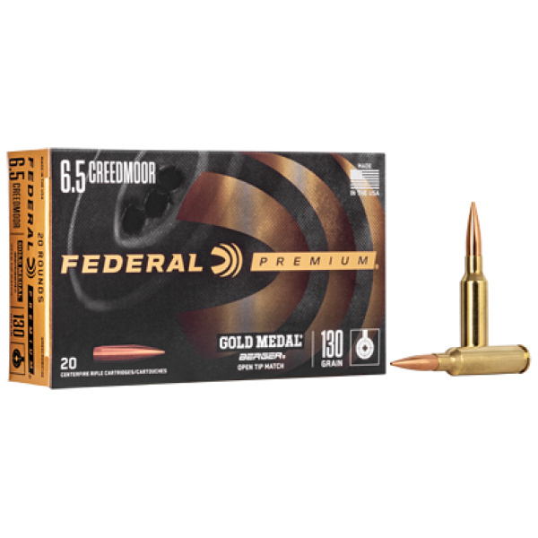 FED GOLD MDL 6.5CREED 130GR BERG 20