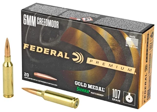 FED GOLD MDL 6MMCRD 107GR SMK 20/200