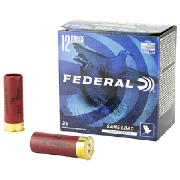 FED GAME LOAD 12GA 2.75" #7.5 25/250