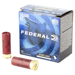 FED GAME LOAD 12GA 2.75" #8 25/250