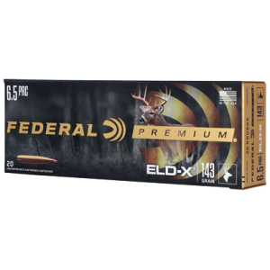 FED PREM 6.5PRC 143GR ELD-X 20/200
