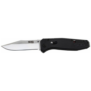 SOG KNIFE FLARE SATIN POLISH - STRAIGHT EDGE 3.5" BLADE