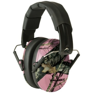 WALKERS MUFF SHOOTING PASSIVE - PRO-LOW PROFILE 22dB PINK CAMO