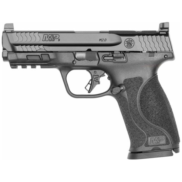 S&W M&P9 M2.0 FULL 17-SH 4.25" - OPTIC READY NO THUMB SAFETY BL