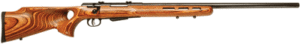 SAVAGE 25LW VARMINTER-T 223 - 24" ACU-TGR BLU/BRN LAM T-HOLE
