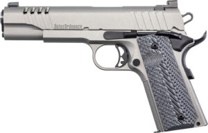 AUTO-ORDNANCE 1911A1 45ACP - STAINLESS ADJ SIGHT GRAY G10
