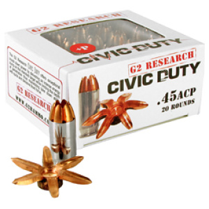 G2R CIVIC DUTY 45ACP 164GR 20/500