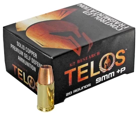 G2R TELOS 9MM +P 92GR 20/500
