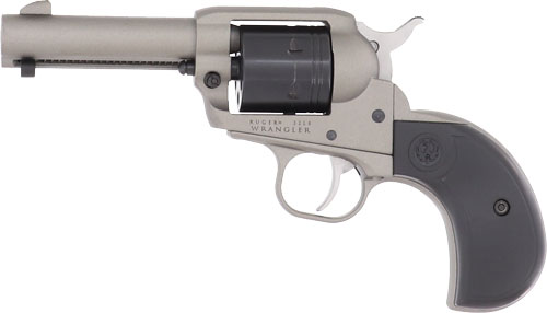 RUGER WRANGLER 22LR 3.75" - FS 6-SH SILVER BIRDSHEAD GRIP
