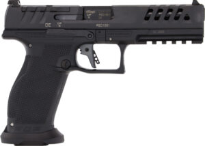 WALTHER PDP MATCH 9MM 5" OR - 10-SHOT BLACK POLYOMER FRAME