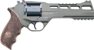 CHIAPPA RHINO 60DS 357MAG - 6" ADJ. SIGHT ODG/WALNUT