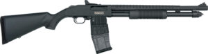 MOSSBERG 590M MAG-FED 12GA - 18.5" 10RD GHOST RING BLD/SYN