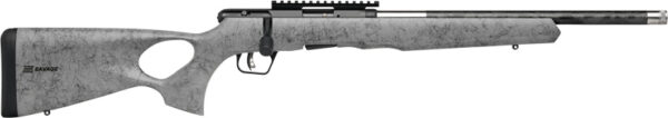 SAVAGE B22 22WMR TIMBERLITE - THUMBHOLE 18" CF 10RD GRY WOOD