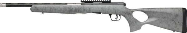 SAVAGE B22 22WMR TIMBERLITE - THUMBHOLE 18" CF 10RD GRY WOOD - Image 2