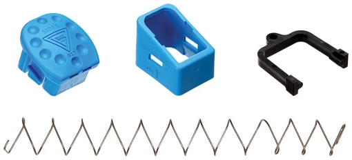 GHOST MOAB MAG EXTENSION FOR - GLOCK GEN 1-5 PLUS 6 RNDS BLUE