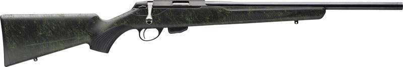 TIKKA T1X 22LR 20" THREADED - BLUED/ROUGHTECH EMERALD