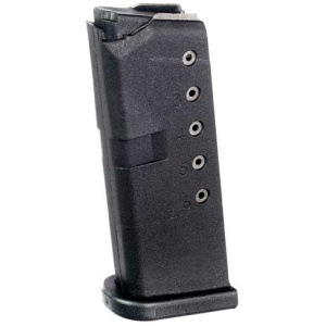 PRO MAG MAGAZINE FOR GLOCK 42 - 380ACP 6RD BLACK POLYMER