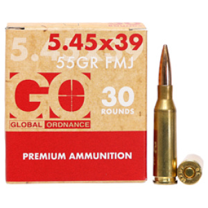 GO 5.45X39MM 55GR FMJ BRASS 30/1350