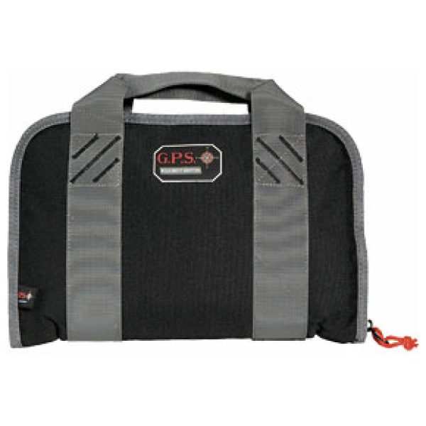 GPS DOUBLE COMPACT PISTOL CASE BLACK