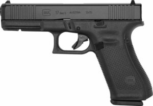 GLOCK 17 9MM GEN5 FIXED SIGHT - 17-SHOT BLACK FRONT SERATIONS