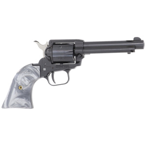 HERITAGE 22LR 4.75" FS BLUED - GRAY PEARL GRIPS