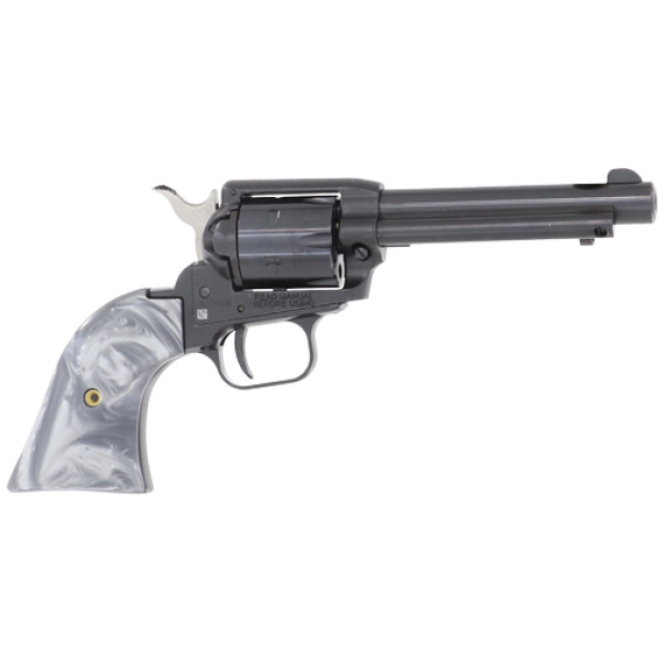 HERITAGE 22LR 4.75" FS BLUED - GRAY PEARL GRIPS