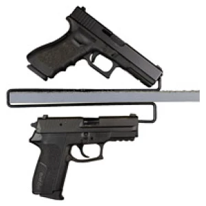 GSS OVER UNDER HANDGUN HANGERS 2PK