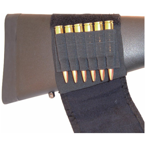 GROVTEC RIFLE SHELL HOLDER - BUTTSTOCK SLEEVE W/ FLAP