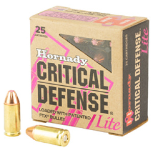 HRNDY CD 9MM 100GR FTX LITE 25/250