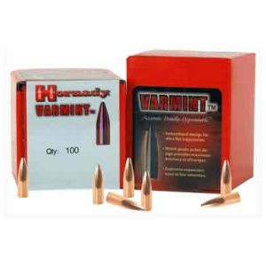 HORNADY BULLETS 22 CAL .224 - 50GR JSP 100CT 40BX/CS