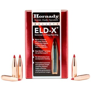 HORNADY BULLETS 22 CAL .224 - 80GR. ELD-X 100CT 25BX/CS