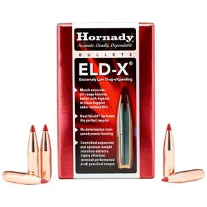 HORNADY BULLETS 22 CAL .224 - 80GR. ELD-X 100CT 25BX/CS