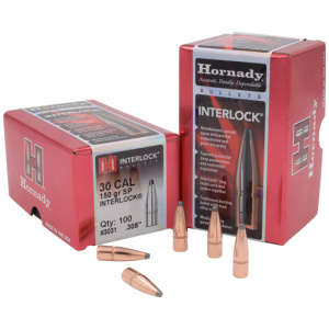 HORNADY BULLETS 30 CAL .308 - 150GR JSP 100CT 15BX/CS