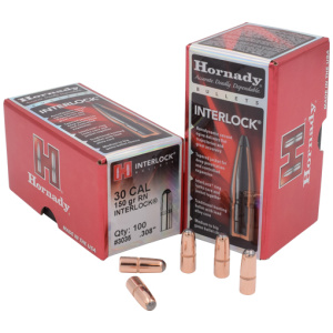 HORNADY BULLETS 30 CAL .308 - 150GR JSP-RN 100CT 25BX/CS
